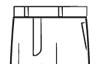 Flat front
