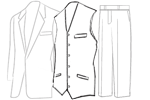 Three piece suit